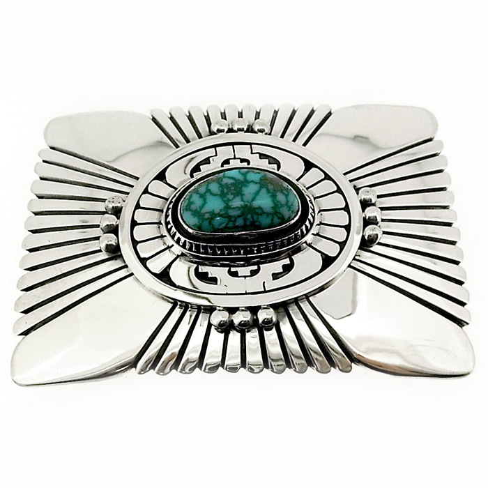 LEONARD NEZ　レオナルドネズ　ターコイズ バックルレザーベルト LEONARD NEZ レオナルドネズ ターコイズ バックルレザーベルト