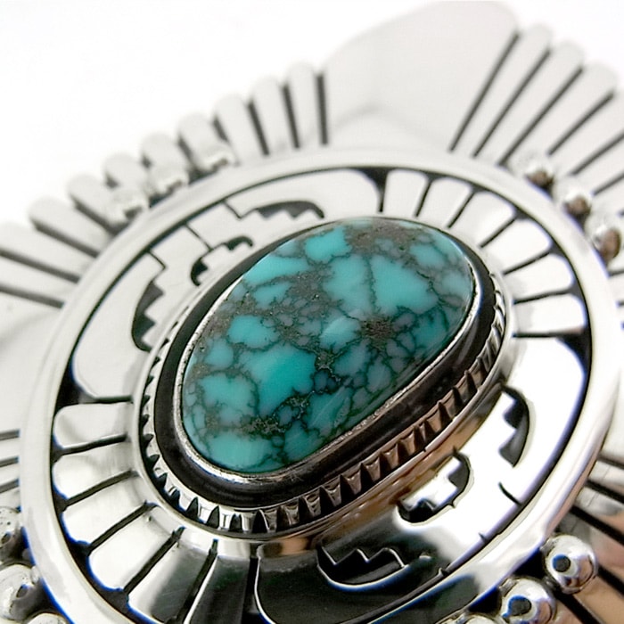 レオナルド・ネズ作　インディアンバックル レオナルド・ネズ作インディアンバックル