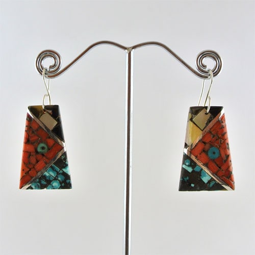 マリーロバト モザイクインレイ サントドミンゴ ピアス