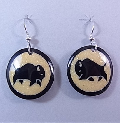 ラコタ族　ケヴィンポーリアー ピアス　