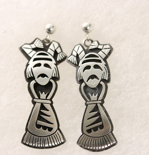 Duane Towahongva オーバーレイ　ピアス　