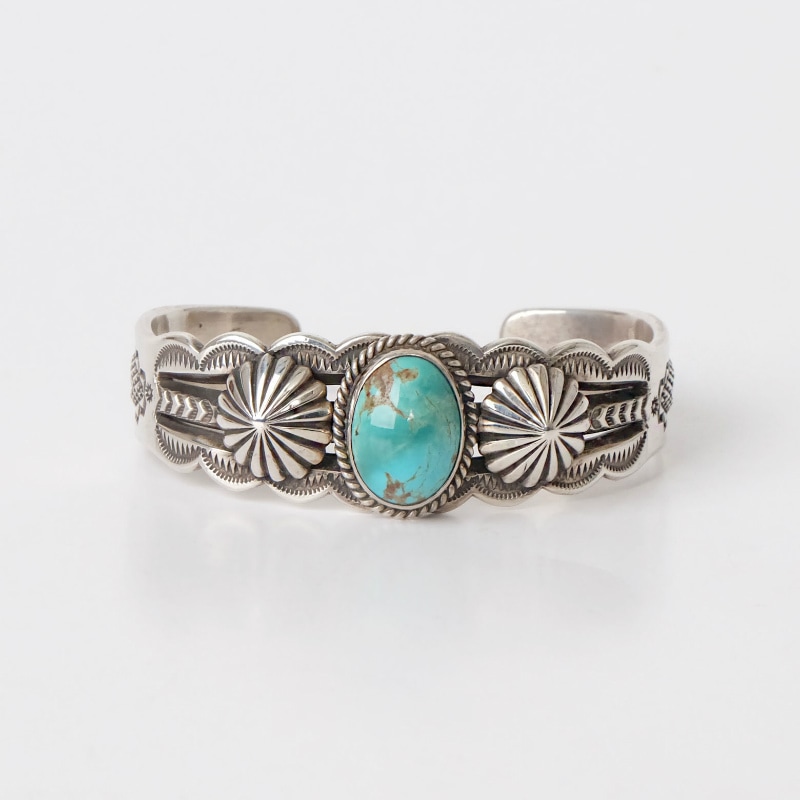 135mm ペリーショーティー ロイストン スタンプワーク バングル