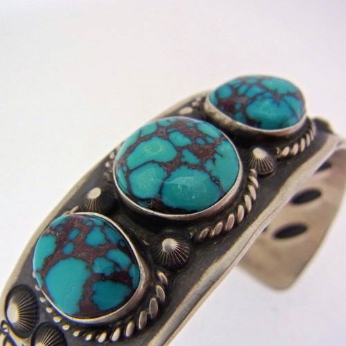 138mm ハーマンスミス チャイニーズターコイズ バングル｜マライカ公式通販