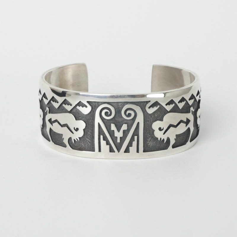 希少ホピ族アーティストバングル スティーブンソックワイマ