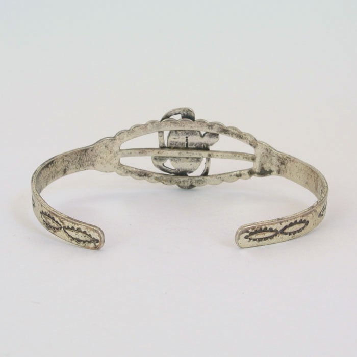 フレッドハービースタイル　バングル 1920-1940s】ナバホ ターコイズ & サンダーバード