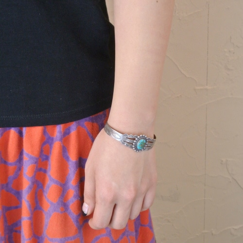 まーれです。フレッドハービースタイル ターコイズバングル INDIAN JEWELRY / インディアンジュエリー] Vintage Fred Harvey
