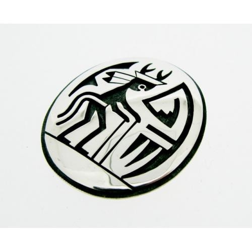 Ricky Coochwytewa オーバーレイ ペンダント