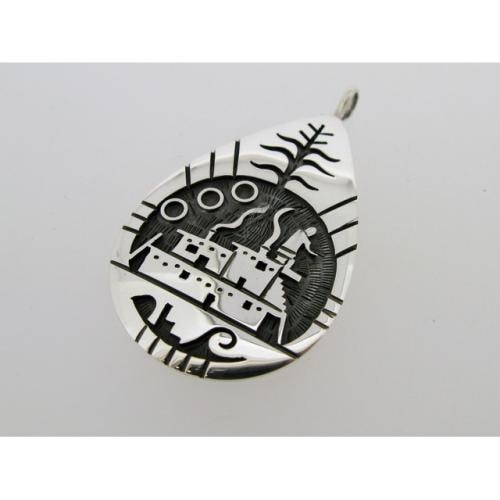 Ray Namingha オーバーレイ　ペンダント　