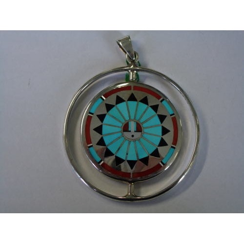 マライカ　インレイペンダントヘッド コレクションアイテム】レイモンド＆マリーヤジー キングマン×14