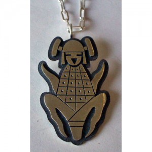 予約】 Hopi Pendant Top Raymond Kyasyousie Kokopelli Square