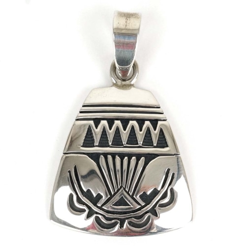 【美品】Navajo Steven J Begay オーバレイ　ペンダントトップ Steven.J.Begay スティーブン.J.ビゲイ / ペンダントトップ