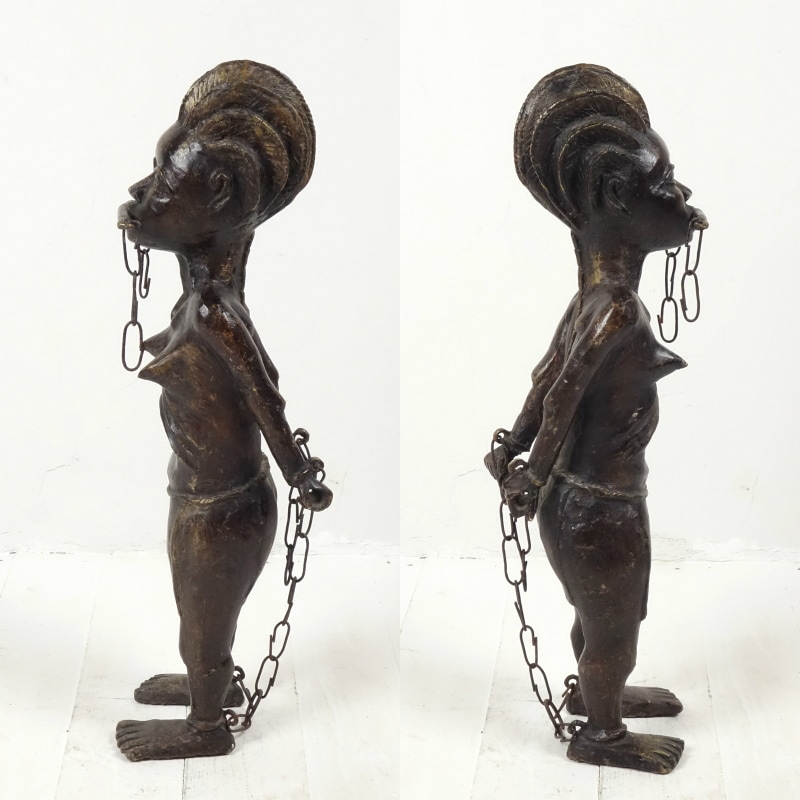 ベニン王国ブロンズ奴隷像【送料1000円込】｜マライカ公式通販