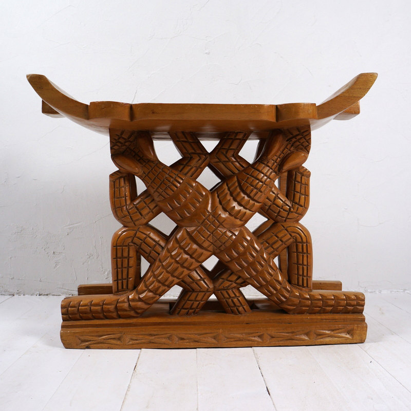 アシャンテ族ハンドメイドスツール 【送料1000円込】｜マライカ公式通販