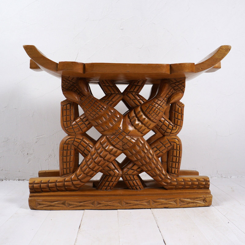 アシャンテ族ハンドメイドスツール 【送料1000円込】｜マライカ公式通販