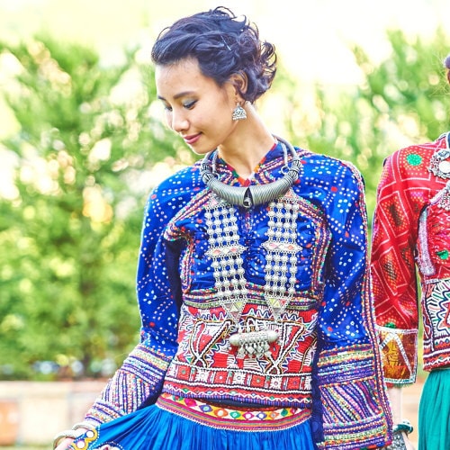 ラバリ族カンチャリ ブラウス　A