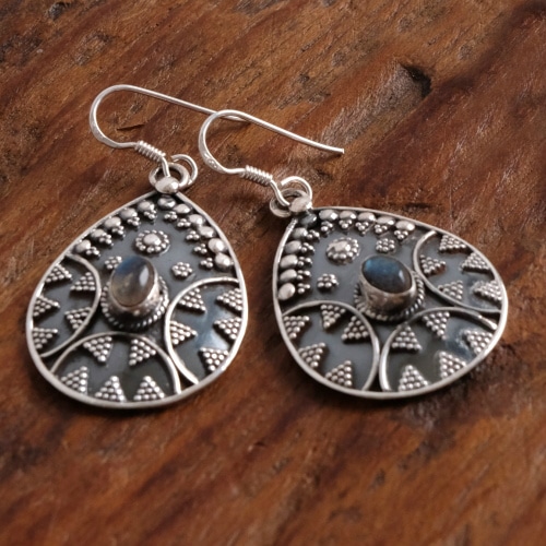 パワーストーンシルバーピアス　【メール便可】