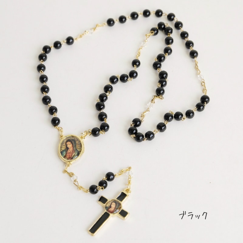 ロザマリア　ビーズネックレス メキシコロザリオビーズネックレス 【メール便可】｜マライカ公式通販