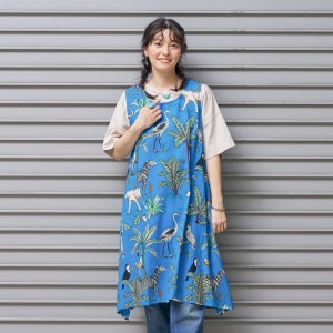 アソートプリントエプロンワンピース 【メール便可】｜マライカ公式通販