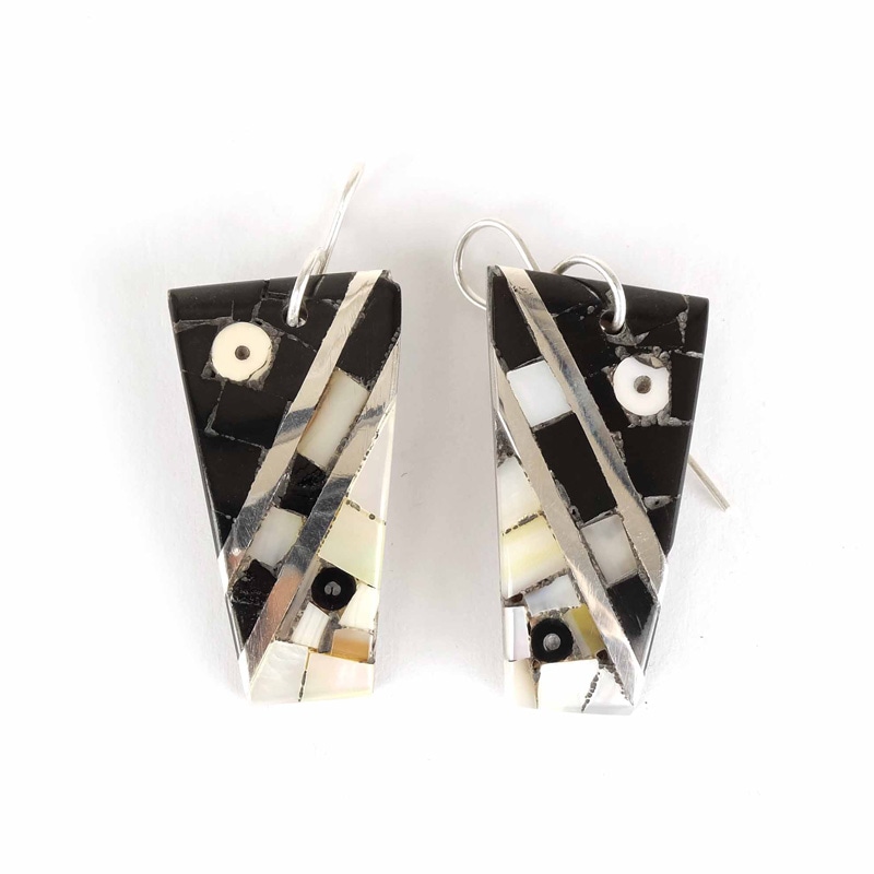 マリーロバト　モザイクインレイ ピアス