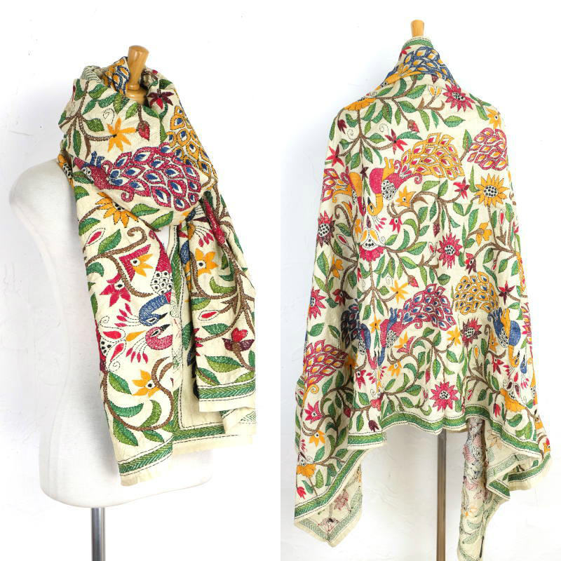 シルクノクシカタ大判ショール