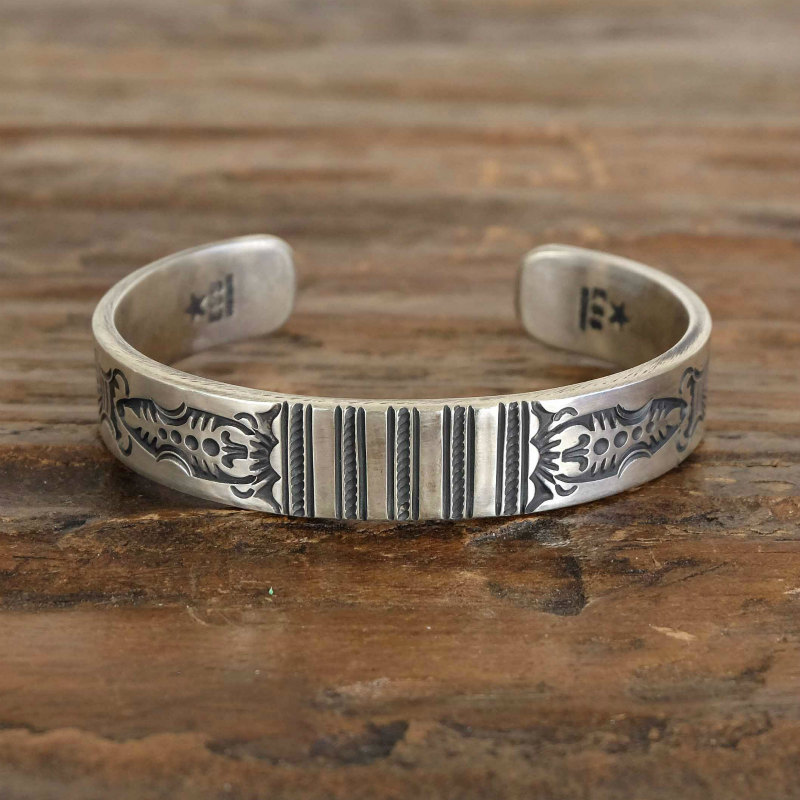 エディソンサンディスミス　スタンプワークバングル 147mm エディソンサンディスミス スタンプワーク バングル