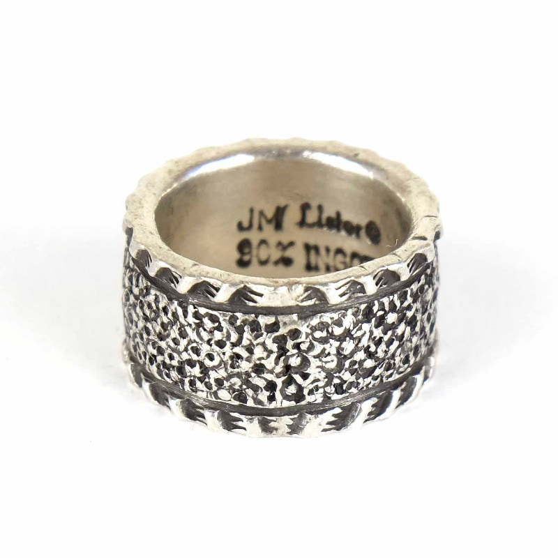 13.5号 ジョンマイケルリスター スタンプワーク リング ｜マライカ公式通販