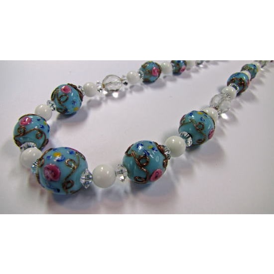 ビクトリアンビーズネックレス