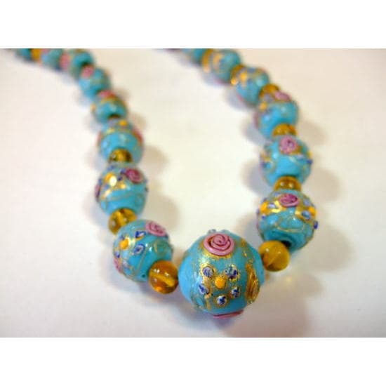 ビクトリアンビーズネックレス