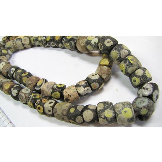 イスラムアイビーズ一連 【Ancient Islamic Eye Beads】