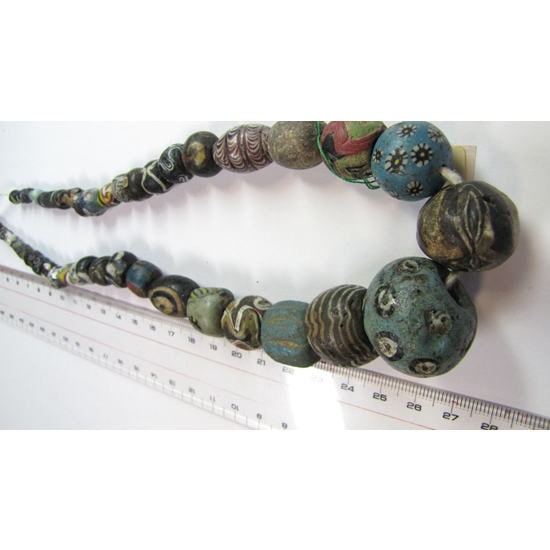 イスラムビーズ一連 【Ancient Islamic Beads】｜マライカ公式通販