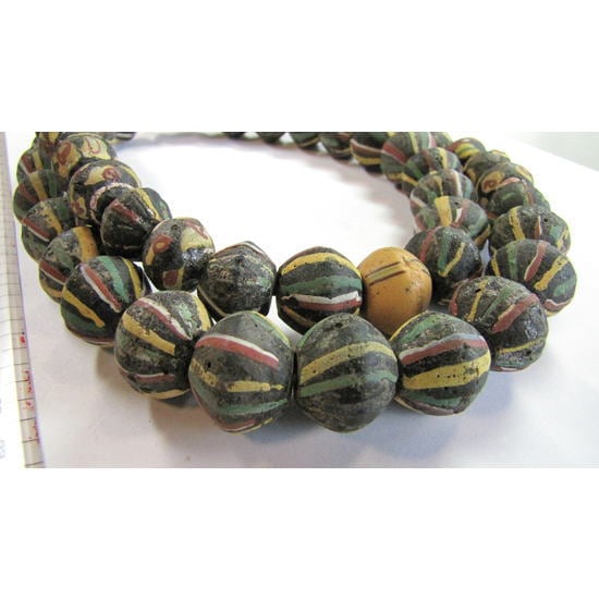 022　キングビーズ　割れ銀化あり　king beads　ビーズ5個セット キングビーズ一連｜マライカ公式通販