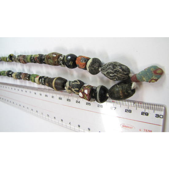 イスラムビーズ一連 【Ancient Islamic Beads】｜マライカ公式通販