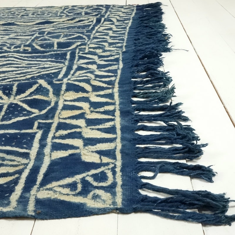 バミレケ族 藍染め布 150×109cm｜マライカ公式通販
