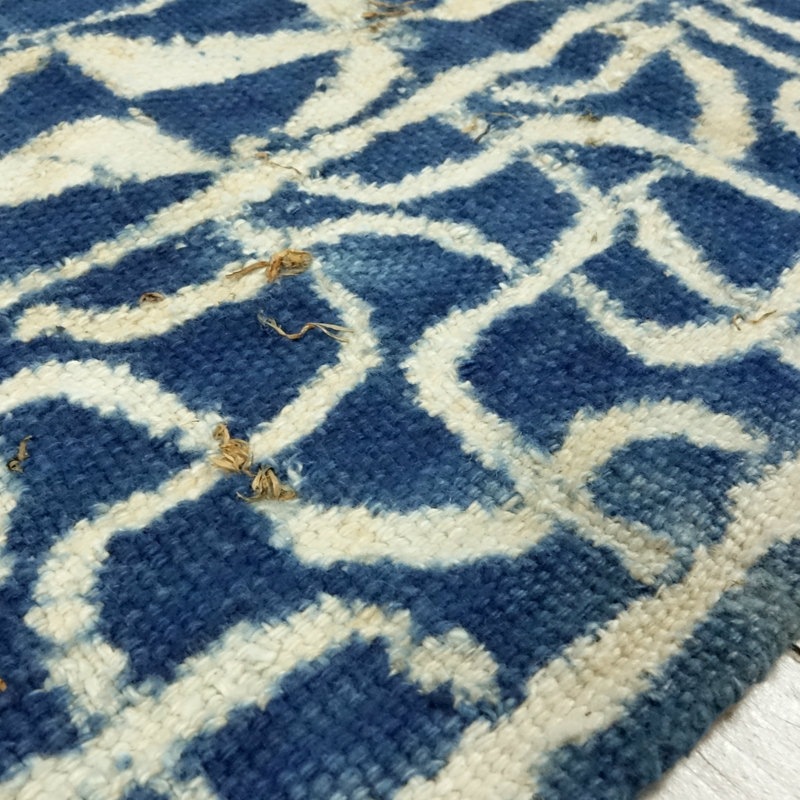 バミレケ族 藍染め布 150×109cm｜マライカ公式通販