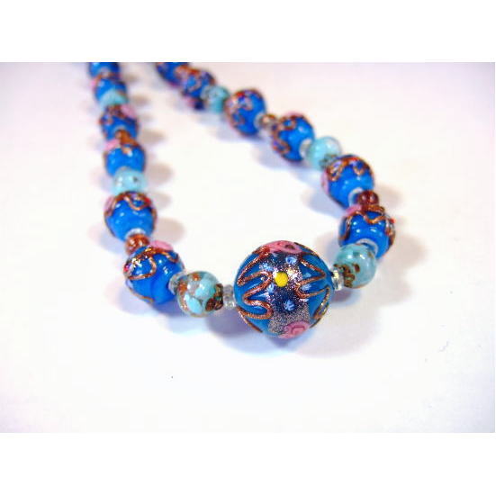 ビクトリアンビーズネックレス