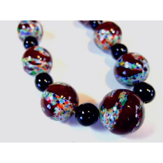 ビクトリアンビーズネックレス