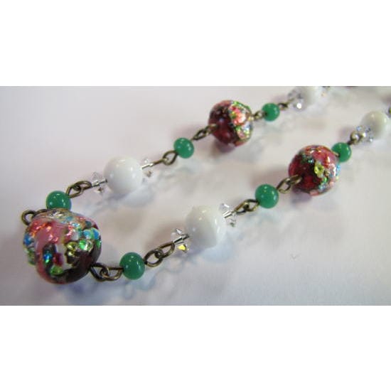 ビクトリアンビーズネックレス