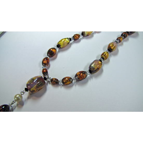 ビクトリアンビーズネックレス