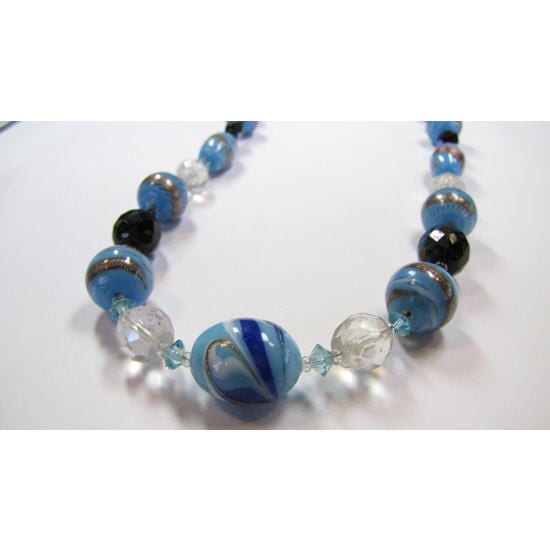 ビクトリアンビーズネックレス