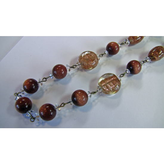 ビクトリアンビーズネックレス