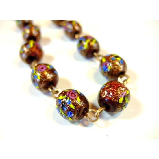 ビクトリアンビーズネックレス