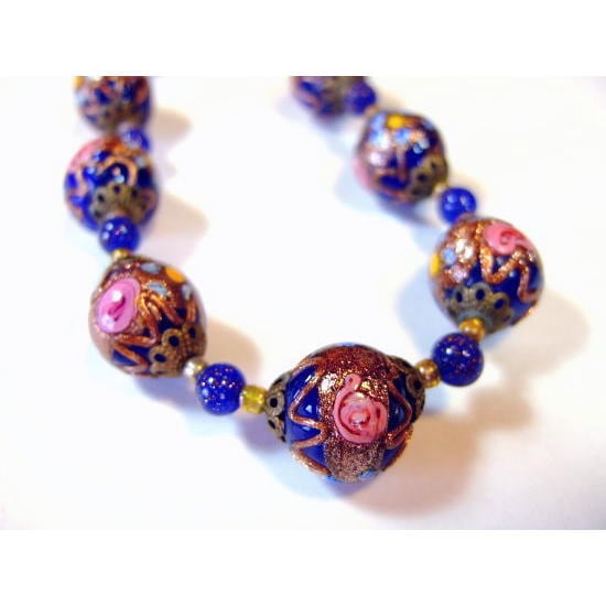 ビクトリアンビーズネックレス