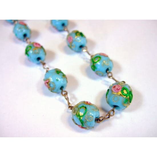 ビクトリアンビーズネックレス