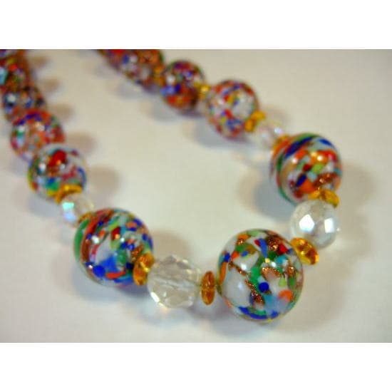 ビクトリアンビーズネックレス