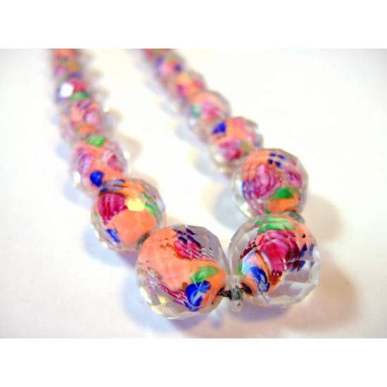 ビクトリアンビーズネックレス