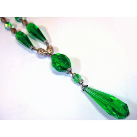 ビクトリアンビーズネックレス