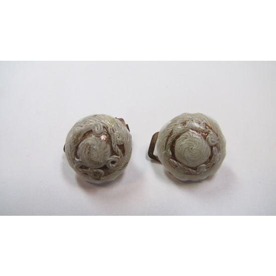 ビクトリアンビーズイヤリング