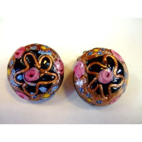 ビクトリアンビーズイヤリング