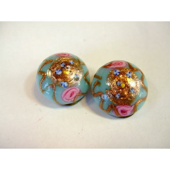 ビクトリアンビーズイヤリング