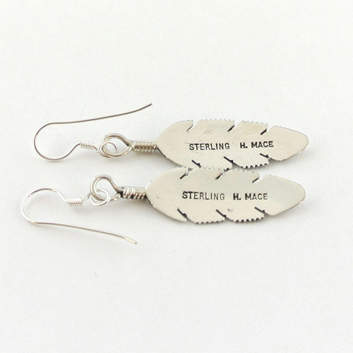 ハーヴィーメイス H. Mace　フェザーピアス　羽根　インディアンジュエリー ハーヴィーメイス H. Mace フェザーピアス 羽根 インディアン